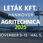 Cégünk a világ legnagyobb mezőgazdasági kiállításán – Agritechnica 2025, Hannover