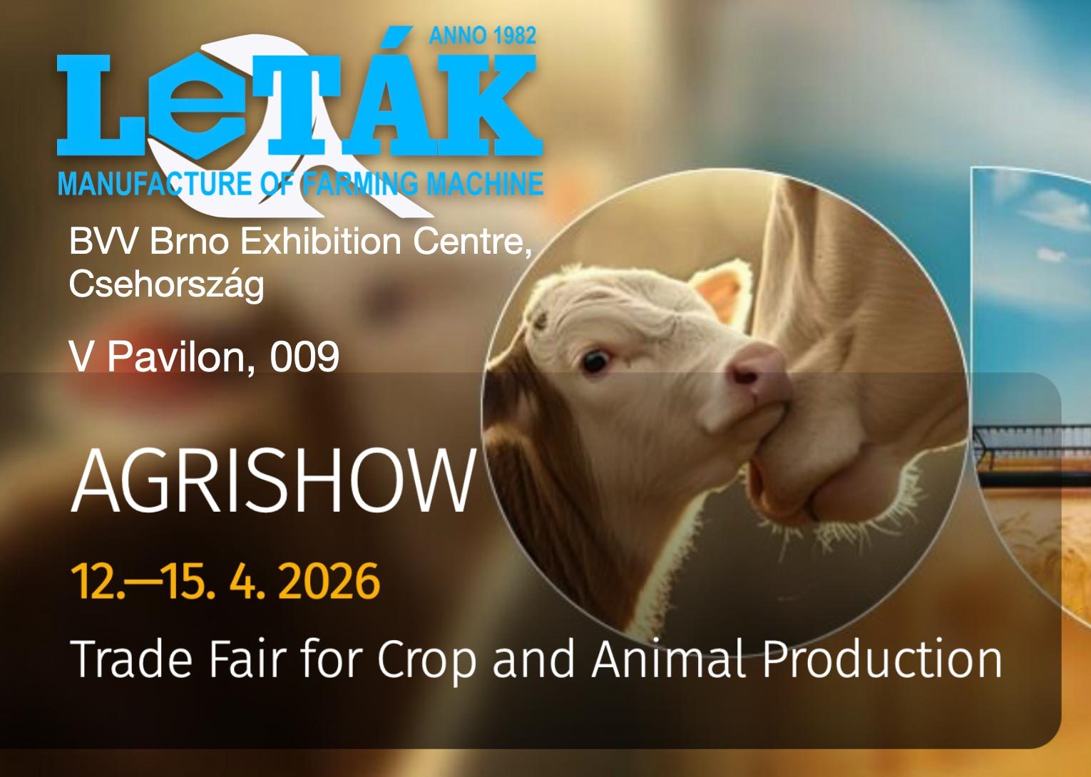 Nemzetközi színtéren: a Leták Kft. az AGRISHOW (TECHAGRO) kiállításon